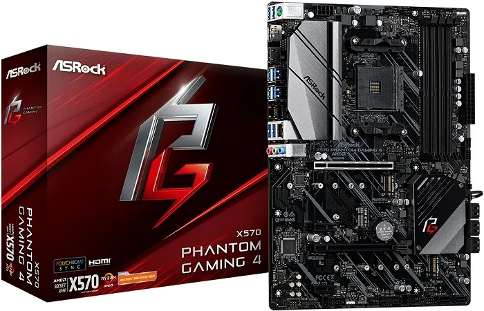 Материнская плата AMD X570 ASRock X570 Phantom Gaming 4