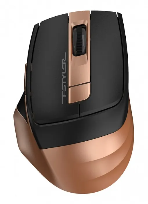 Мышь беспроводная A4Tech Fstyler FG35 Gold Black