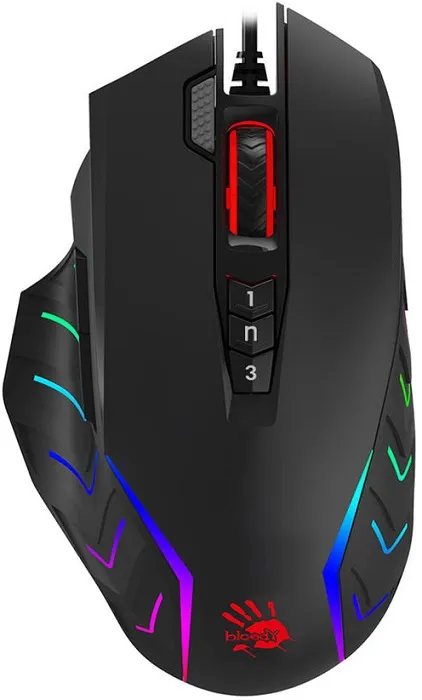 Мышь USB A4Tech Bloody J95s Black Stone Activated