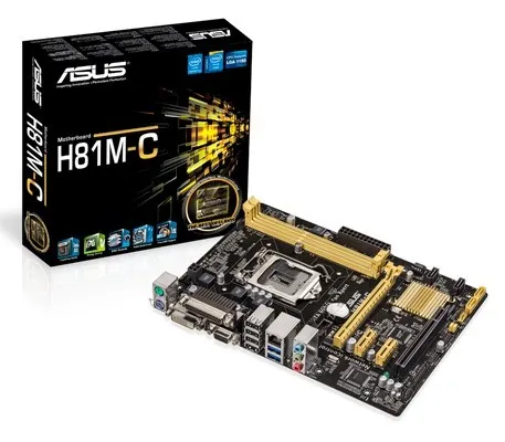 Материнская плата intel H81 Asus H81M-C
