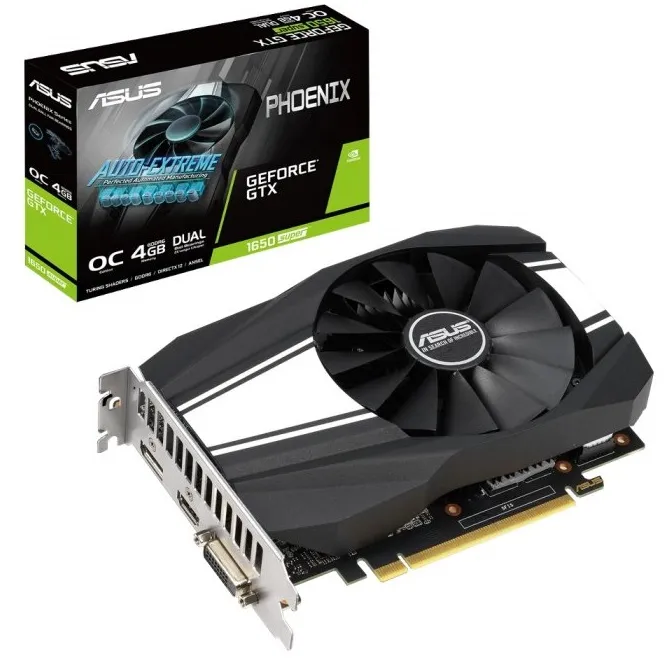 Видеокарта nVidia GTX 1650 SUPER Asus PH-GTX1650S-O4G