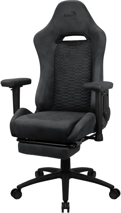 Кресло для геймеров AeroCool ROYAL AeroSuede Slate Grey