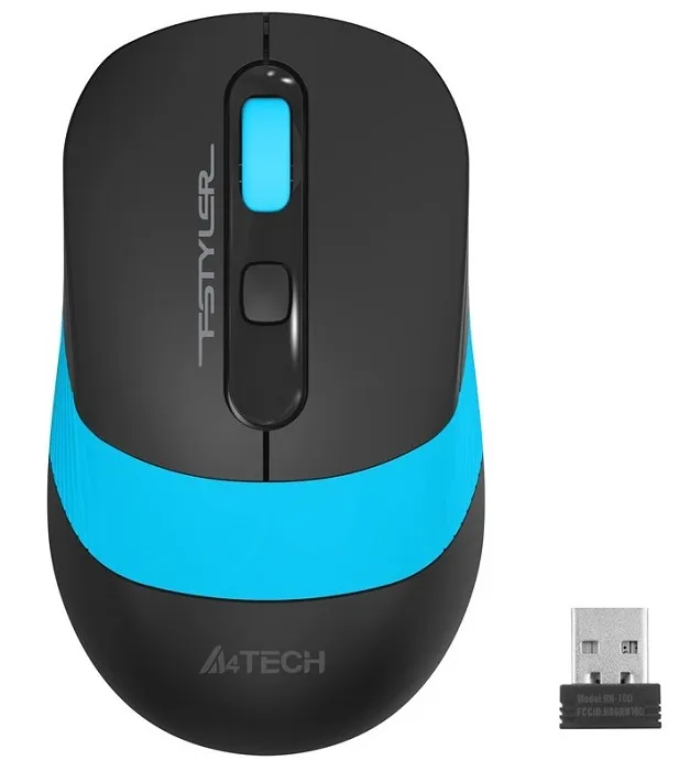 Мышь беспроводная A4Tech Fstyler FG10 Black Blue