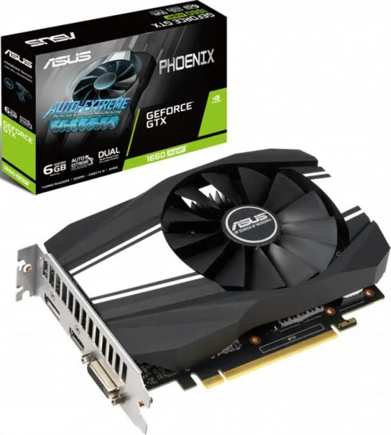 Видеокарта nVidia GTX 1660 SUPER Asus PH-GTX1660S-6G