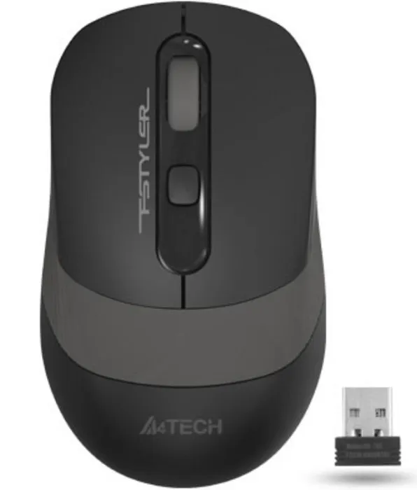 Мышь беспроводная A4Tech Fstyler FG10 Black Grey
