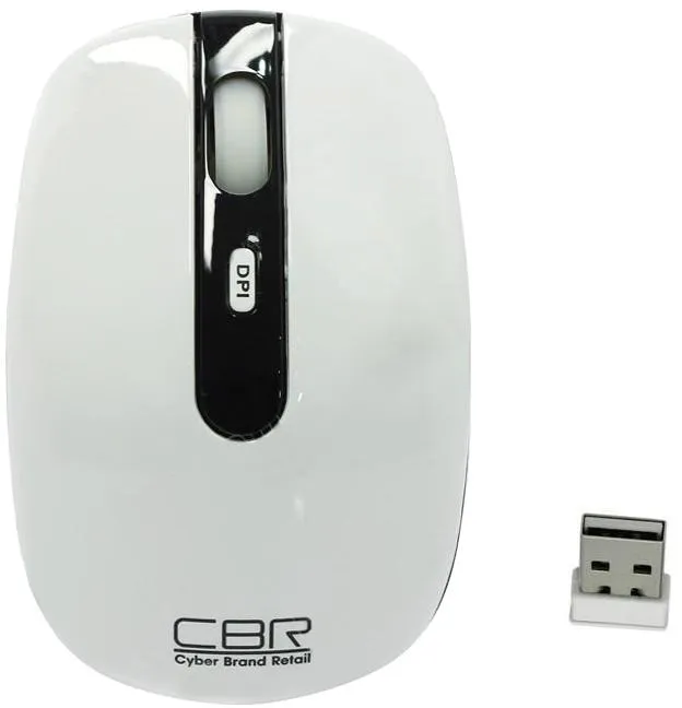Мышь беспроводная CBR CM 485 White