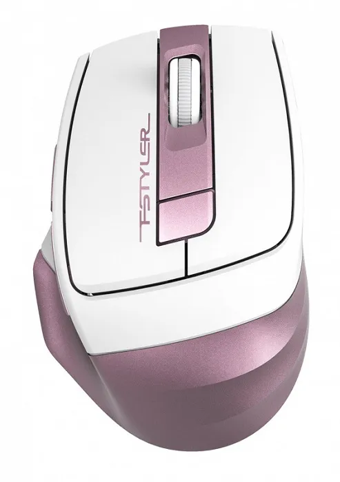 Мышь беспроводная A4Tech Fstyler FG35 Pink White