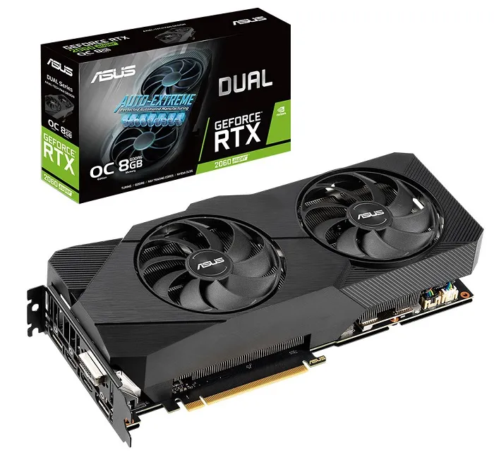 Видеокарта nVidia RTX 2060 SUPER Asus DUAL-RTX2060S-O8G-EVO