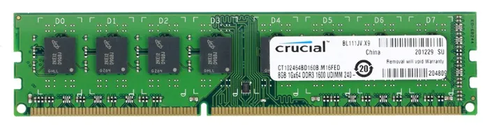 Оперативная память DDR3 8Гб Crucial