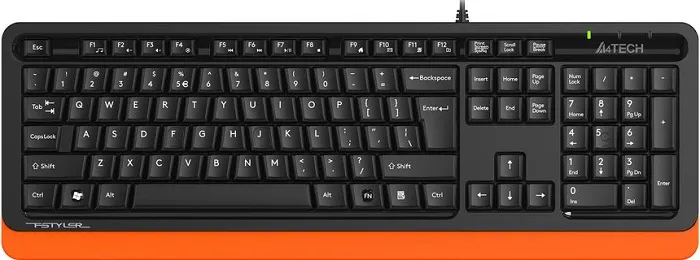 Клавиатура A4Tech Fstyler FKS10 Black Orange