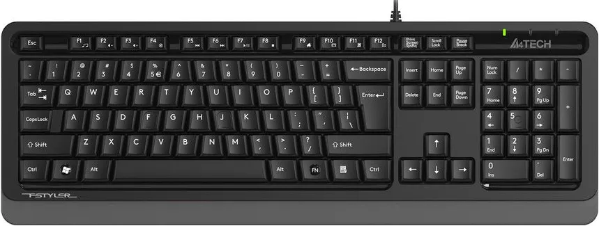 Клавиатура A4Tech Fstyler FKS10 Black Grey