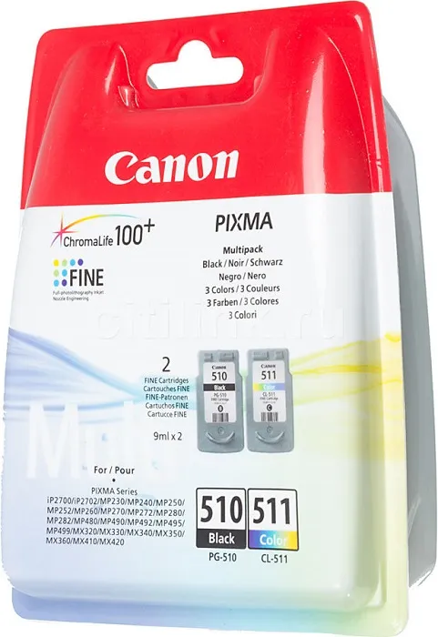 Картридж струйный Canon PG-510/CL-511