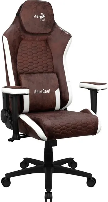 Кресло для геймеров AeroCool CROWN AeroSuede Burgundy Red