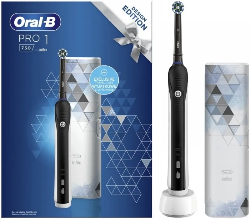 Электрическая зубная щетка Braun Oral-B PRO 750 + TRAV. CASE
