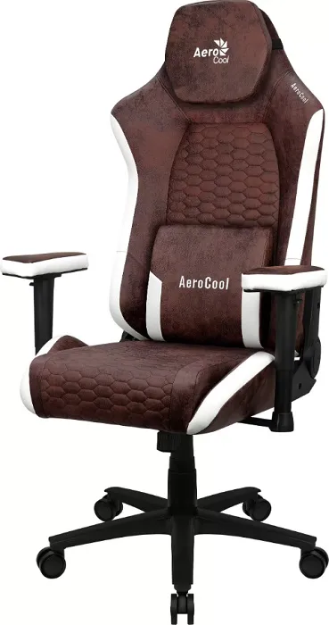 Кресло для геймеров AeroCool Crown Plus AeroSuede Burgundy Red