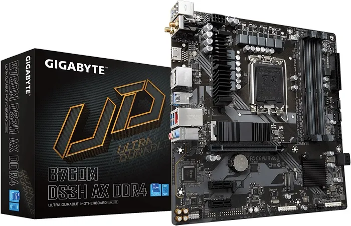 Материнская плата intel B760 Gigabyte B760M DS3H AX DDR4