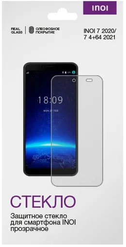 Защитное стекло для смартфона INOI 7 2020/2021