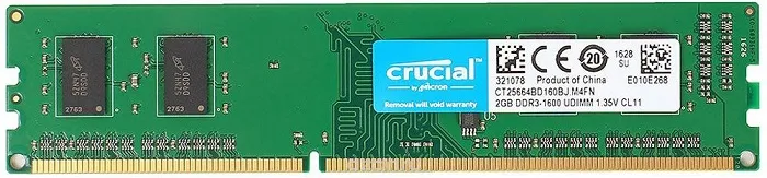 Оперативная память DDR3 2Гб Crucial