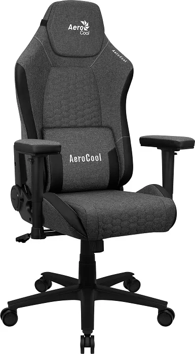 Кресло для геймеров AeroCool CROWN PLUS AeroWeave Ash Black