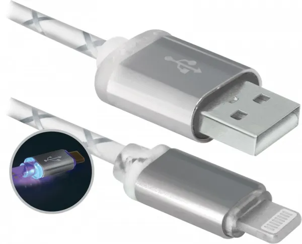 Кабель AM/Lightning Defender ACH03-03LT