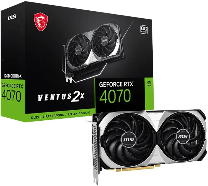 Видеокарта nVidia RTX 4070 MSI RTX 4070 VENTUS 2X 12G OC