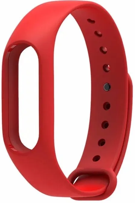 Ремешок силиконовый Xiaomi Mi Band 2 Red Line