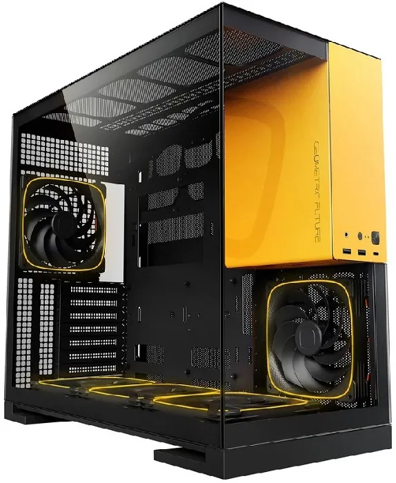 Корпус Geometric Future Model 5 Black Yellow