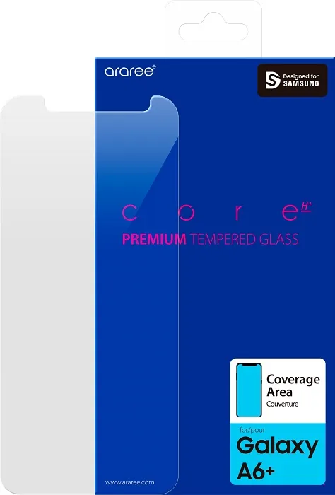 Защитное стекло для смартфона Samsung Galaxy A6+ Araree