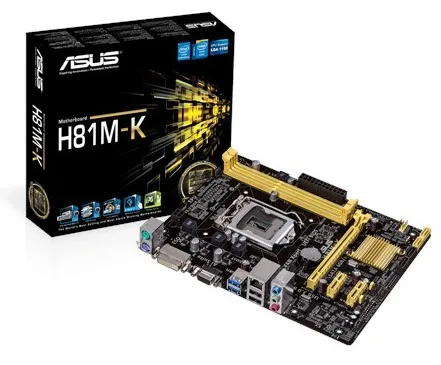 Материнская плата intel H81 Asus H81M-K