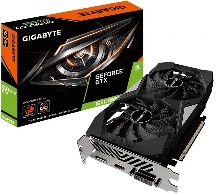 Видеокарта nVidia GTX 1650 SUPER Gigabyte GV-N165SWF2OC-4GD