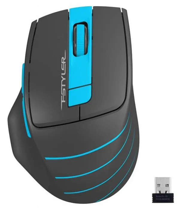 Мышь беспроводная A4Tech Fstyler FG30 Grey Blue
