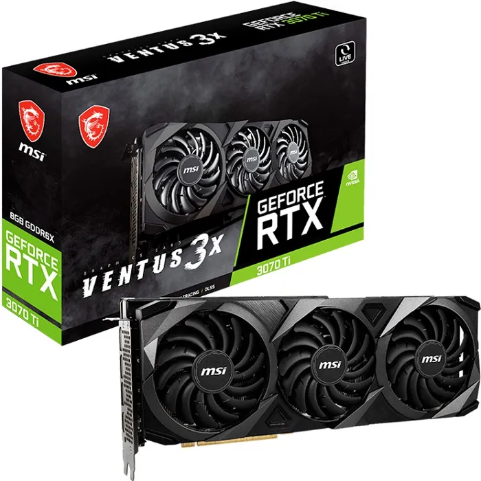 Видеокарта nVidia RTX 3070Ti MSI RTX 3070 Ti VENTUS 3X 8G OC