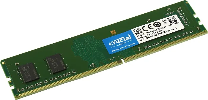 Оперативная память DDR4 8Гб Crucial