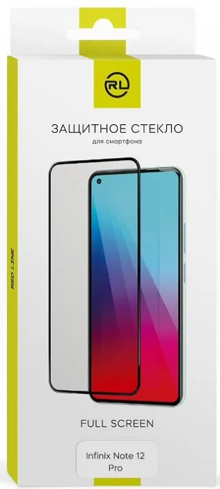 Защитное стекло для смартфона Infinix Note 12 Pro Red Line