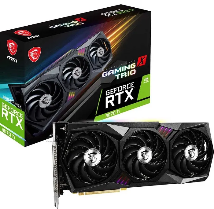 Видеокарта nVidia RTX 3070Ti MSI RTX 3070 Ti GAMING X TRIO 8G