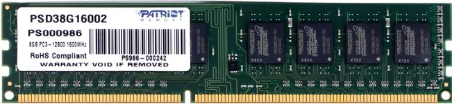 Оперативная память DDR3 8Гб Patriot Signature