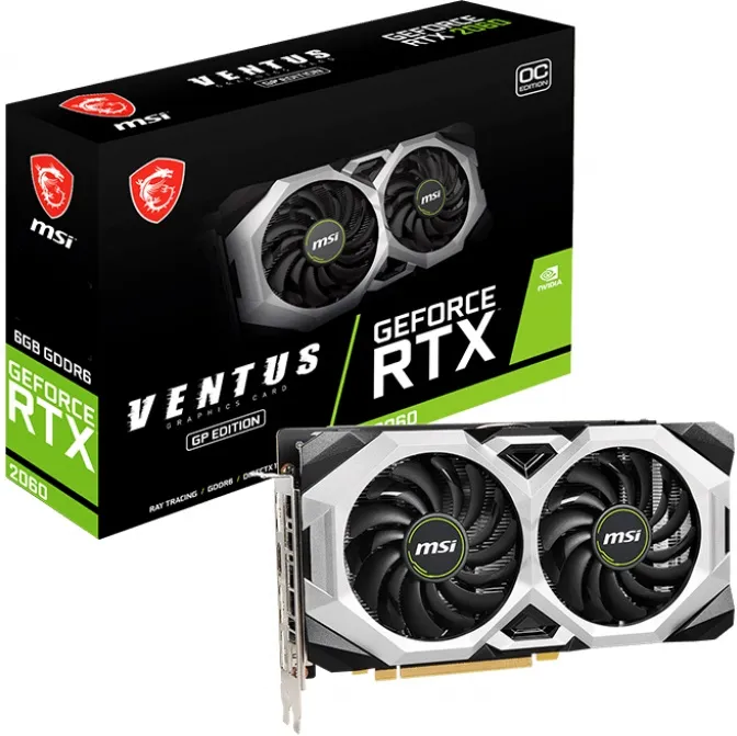Видеокарта nVidia RTX 2060 MSI RTX 2060 VENTUS GP OC