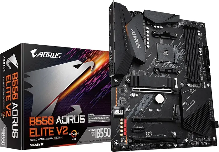 Материнская плата AMD B550 Gigabyte B550 AORUS ELITE V2