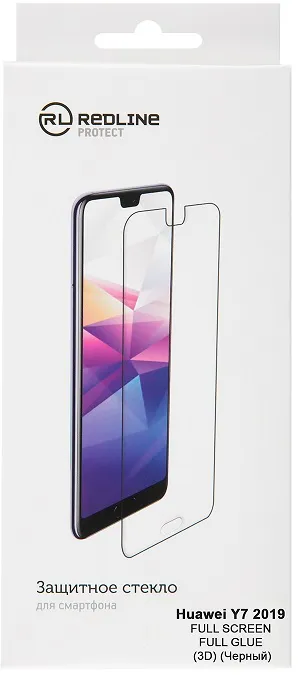 Защитное стекло для смартфона Huawei Y7 2019 Red Line