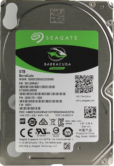 Жесткий диск 2.5" 5Тб Seagate BarraCuda