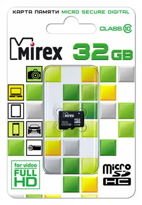 Карта памяти microSDHC  32 ГБ Mirex