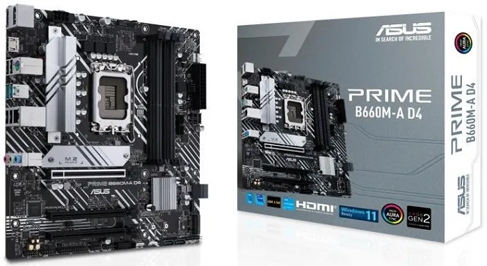 Материнская плата intel B660 Asus PRIME B660M-A D4