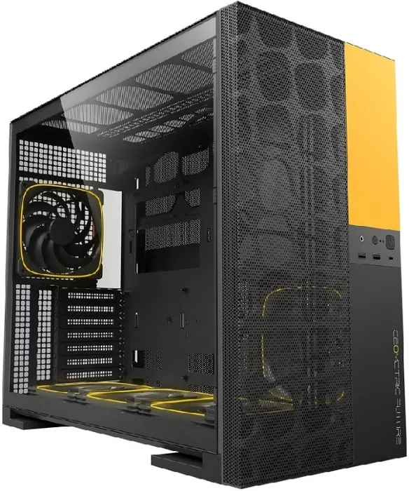 Корпус Geometric Future Model 5 Vent Black Yellow