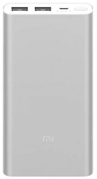 Портативный аккумулятор 10 000 мАч Xiaomi Mi Power Bank 2S Silver