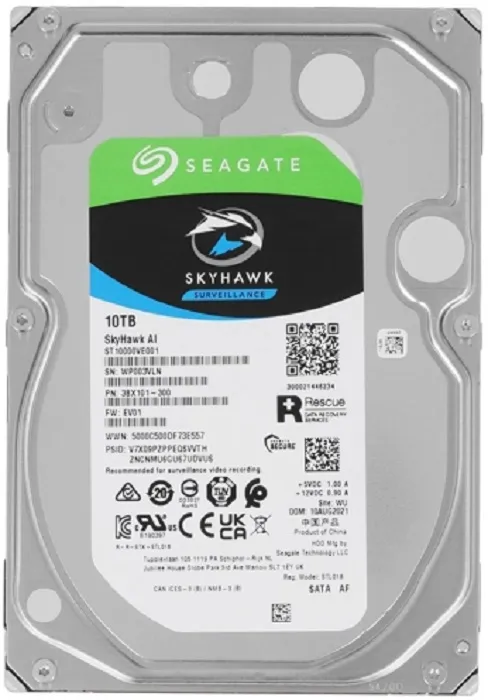 Жесткий диск 3.5" 10Тб Seagate SkyHawk AI