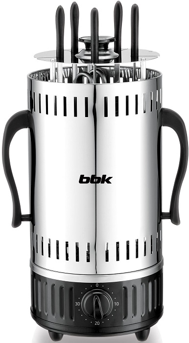 Электрошашлычница BBK BBQ601T; 1000 Вт; 5;