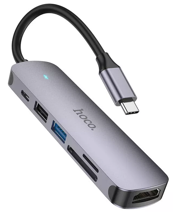 USB-хаб TypeC Hoco HB28 (6931474769336); 6