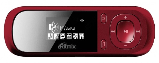 MP3-плеер Ritmix RF-3360 Red (RF-3360); 1"(128x64);