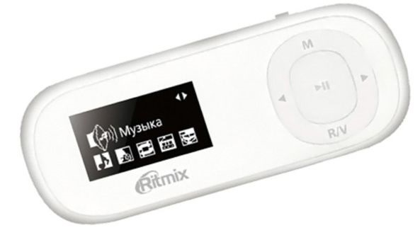 MP3-плеер Ritmix RF-3410 White (RF-3410); 1"(128x64);
