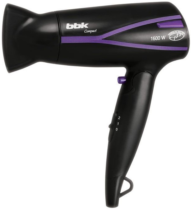 Фен BBK Compact (BHD1608i); складной; 1600